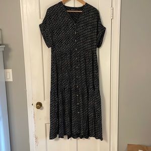 Whistles Dress black and white print